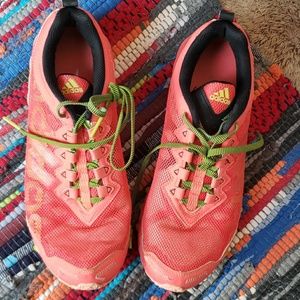 Pink Addidas sneakers